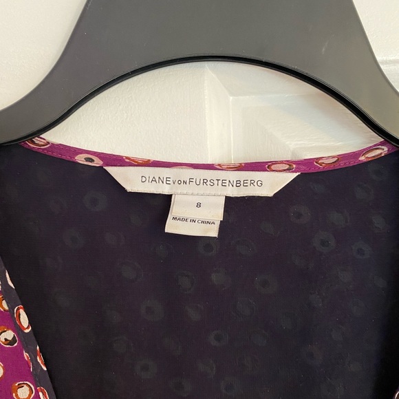 DVF dress - purple multi - Picture 4 of 7